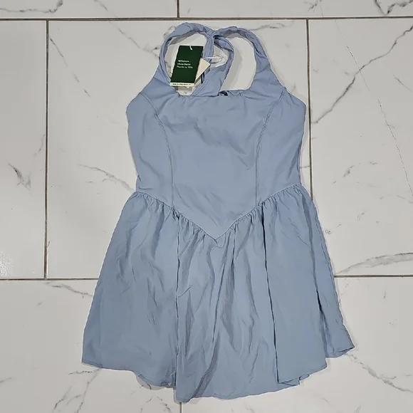 NWT Halara BreezeFul Square Neck Backless Mini Dress | Fits Like Small | No Cups - Picture 2 of 6